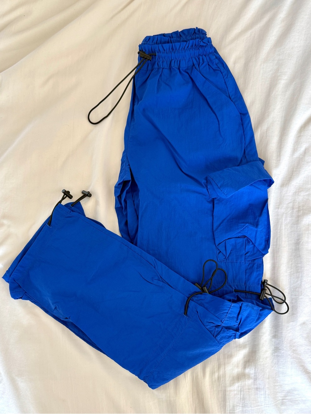 Blue Parachute Pants